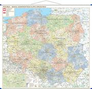 Mapy i plansze edukacyjne - Polska administracyjno-drogowa mapa ścienna, 1:500 000, Compass - miniaturka - grafika 1