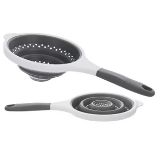 Orion Sitko Kuchenne Składane Z Uchwytem Okrągłe Cedzak Durszlak 25,5 Cm - Sitka - miniaturka - grafika 1