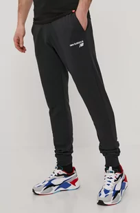 New Balance Spodnie MP03904BK męskie kolor czarny gładkie - Spodnie męskie - miniaturka - grafika 1