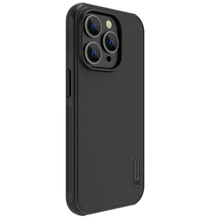 Nillkin Super Frosted Shield Pro Magnetic Case etui iPhone 14 Pro Max z MagSafe magnetyczne czarny - Etui i futerały do telefonów - miniaturka - grafika 3
