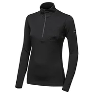 Bluzy sportowe damskie - Bluza damska Sensor Merino Extreme Up zip Rozmiar: M / Kolor: czarny - miniaturka - grafika 1