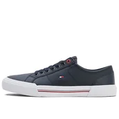 Buty sportowe męskie - Buty Tommy Hilfiger Core Corporate Vulc FM0FM04561-DW5 - granatowe - miniaturka - grafika 1