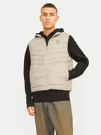 Kamizelki męskie - Jack&Jones Kamizelka Sprint 12258457 Beżowy Regular Fit - miniaturka - grafika 1