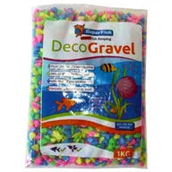 Dekoracje do terrarium - Super Fish Żwir 1 kg neonowy - miniaturka - grafika 1