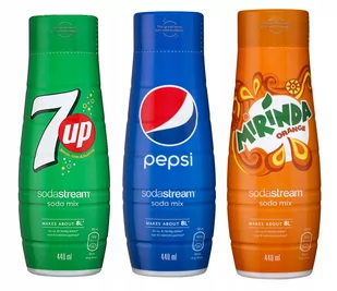 Syrop do Soda Stream Pepsi, Mirinda, 7UP - Syropy i koncentraty owocowe - miniaturka - grafika 1