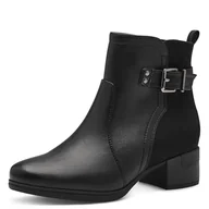 Kozaki damskie - Jana Buty damskie Boot Heel 8-25374-43 modne kozaki, czarny, 36 EU Weit - miniaturka - grafika 1