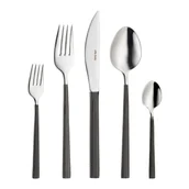 Zestawy sztućców - Zestaw sztućców czarnych na 12 osób 60 elementów HERA BLACK - miniaturka - grafika 1