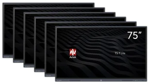 Zestaw Aktywna Tablica 6 x monitor interaktywny Avtek TS 7 Lite 75 - Tablice interaktywne - miniaturka - grafika 1