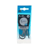 Haki, szakle i karabinki - Standers Hak otwarty 4 x 30 mm 4 szt. - miniaturka - grafika 1