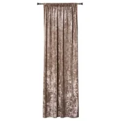 Zasłony - Zasłona na taśmie FROSTY 140 x 260cm, cappuccino - miniaturka - grafika 1