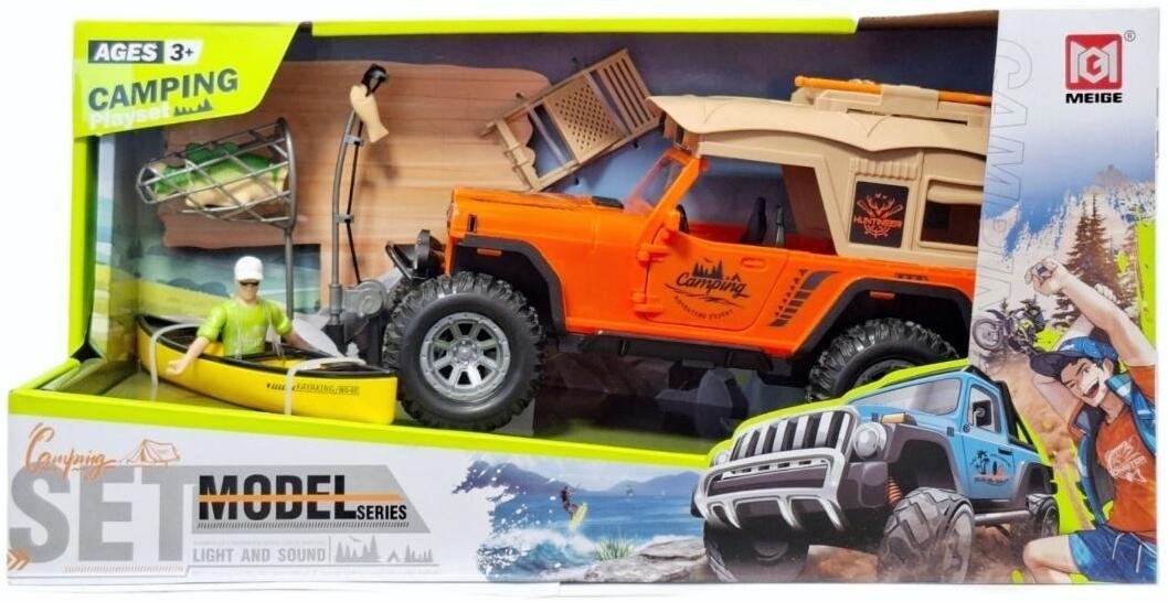 Mega Creative Auto terenowe z akcesoriami biwakowymi