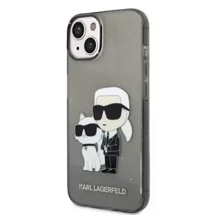 Etui Karl Lagerfeld KLHCP14MHNKCTGK do iPhone 14 Plus 6,7" hardcase Gliter Karl&Choupette - Etui i futerały do telefonów - miniaturka - grafika 2