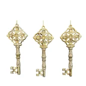 Bombki - DEKORACJA ŚWIĄTECZNA OZDOBA CHOINKOWA KLUCZ 3 SZT - miniaturka - grafika 1