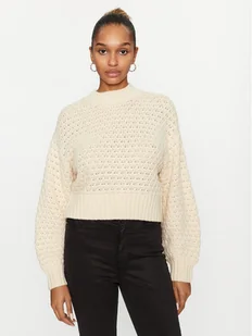 Noisy May Sweter 27028402 Écru Regular Fit - Swetry damskie - miniaturka - grafika 1