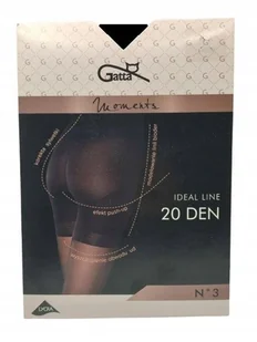 Gatta Rajstopy podnoszące pośladki Moments Ideal Line 20 DEN Rozm 2S Nero - Rajstopy - miniaturka - grafika 1