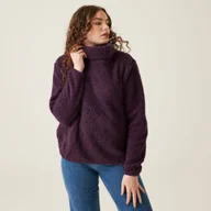 Bluzy damskie - Regatta Damski Polar Ria Fluffy Fioletowy, Rozmiar: 38 - miniaturka - grafika 1
