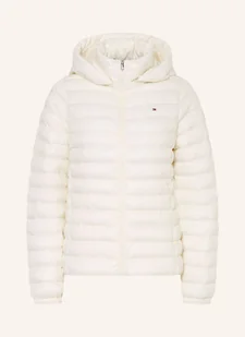 Tommy Hilfiger Kurtka Pikowana Z Odpinanym Kapturem weiss - Moda i Uroda OUTLET - miniaturka - grafika 1