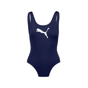 Kostium kąpielowy damski Puma SWIM granatowy 90768501-S - Stroje kąpielowe - miniaturka - grafika 1