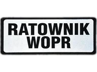 Odzież robocza - Emblemat Ratownik Wopr Odblaskowy Na Rzepie 13 X 5 Cm Nowy - miniaturka - grafika 1