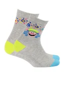 Skarpetki damskie - SKARPETY GATTA TROLLS 6-11 LAT (kolor grafit, rozmiar 30-32) - miniaturka - grafika 1