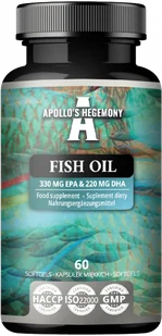 APOLLO'S HEGEMONY FISH OIL + VITAMIN E 1000 MG 60 KAPSUŁEK - Suplementy naturalne - miniaturka - grafika 1