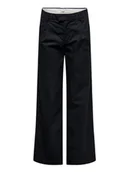Spodnie damskie - pantaloni donna only 15334261 carrie black - miniaturka - grafika 1