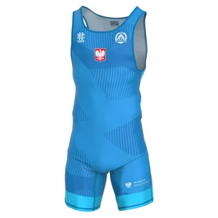 Trykot zapaśniczy męski EXTREME HOBBY Reprezentacja POLSKA - Kimona, stroje i obuwie - miniaturka - grafika 1