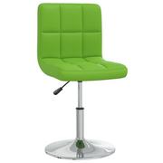 Krzesła - vidaXL Krzesło stołowe zielone obite sztuczną skórą 3085691 - miniaturka - grafika 1