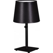 Lampy stojące - Czarna lampka z abażurem na nóżce - A55-Espa - miniaturka - grafika 1