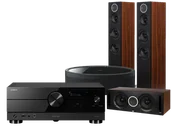 Kino domowe - Yamaha RX-A2A (czarny) + Debut Reference F5 (czarny) + Debut Reference C5 (czarny) + MusicCast 50 (czarny) - miniaturka - grafika 1