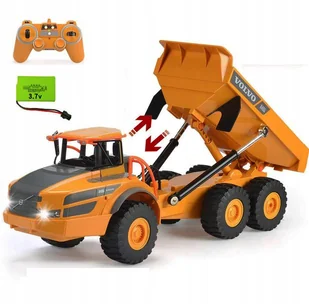 Wywrotka Zdalnie Sterowana Volvo Wozidło E581-003 Maszyna Budowlana Rc - Zabawki zdalnie sterowane - miniaturka - grafika 1
