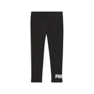 Spodnie sportowe damskie - Damskie legginsy 3/4 z małym logo No. 1 ESS PUMA Black - miniaturka - grafika 1