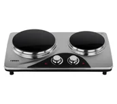 Kuchenki elektryczne - Raven EKEN002 Ceramiczna Srebrny/Czarny - miniaturka - grafika 1