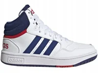 Moda i Uroda OUTLET - Buty Adidas Hoops Mid Gz9647 Wysokie 40 - miniaturka - grafika 1