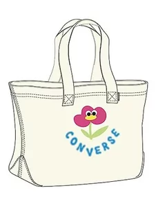 Torebki damskie - CONVERSE 10024957-A01 Seasonal Graphic Tote Bag Unisex Biały, biały, Rozmiar uniwersalny, Torba - grafika 1