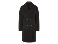 Płaszcze damskie - esmara® Płaszcz damski w stylu wełnianym (42, Czarny) - miniaturka - grafika 1