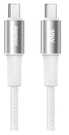 Kable USB - KABEL REMAX 30W USB-C QC QUICK CHARGER SZYBKIE ŁADOWANIE biały 1,2m - miniaturka - grafika 1