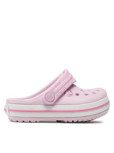 Crocs Klapki Crocband Clog T 207005 Różowy - Buty dla dziewczynek - miniaturka - grafika 1