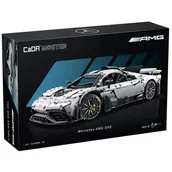 Klocki - Klocki Konstrukcyjne CaDA Master Sportowe Auto Mercedes AMG One Szary Samochód Wyścigowy 3295 elementów - miniaturka - grafika 1