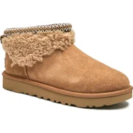 Śniegowce damskie - UGG Śniegowce MAXI CURLY | shearling | zamsz - miniaturka - grafika 1