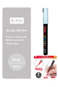 Przybory szkolne - Marker akrylowy BIAŁY 1 szt Wodoodporny Marker Akrylowe Jupai - miniaturka - grafika 1