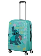 Walizki - Walizka średnia American Tourister Wavebreaker Disney - Stitch flower - miniaturka - grafika 1