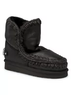 Botki damskie - Mou Buty Eskimo 18 With Rhinestones Logo Czarny - miniaturka - grafika 1