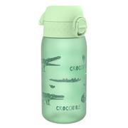 Shakery i bidony sportowe - Butelka dziecięca na wodę BPA Free Krokodyle ION8 0,4l - miniaturka - grafika 1