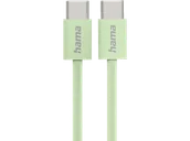 Kable - Kabel USB-C HAMA Data Fabric 1m Zielony - miniaturka - grafika 1