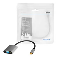 Adaptery i przejściówki - Adapter LOGILINK CUA0104 USB-C - VGA - miniaturka - grafika 1