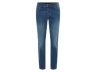 Spodnie męskie - LIVERGY® Jeansy męskie Slim Fit z bawełną (Ciemnoniebieski, 54 (38/32)) - miniaturka - grafika 1