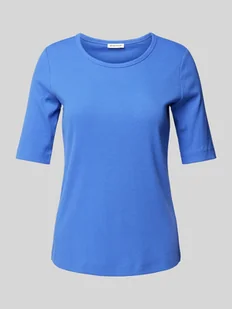 T-shirt o kroju regular fit z rękawem o dł. 1/2 i okrągłym dekoltem - Koszulki i topy damskie - miniaturka - grafika 1