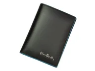 Długopisy - Etui na dokumenty skórzane PIERRE CARDIN PSP520.3 8814 Czarne - miniaturka - grafika 1