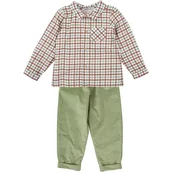 Odzież sportowa dziecięca - BABIDU Dziecięcy dwuczęściowy zestaw bawełniany, miękki i oddychający design, idealny dla noworodka, do noszenia na co dzień - miniaturka - grafika 1